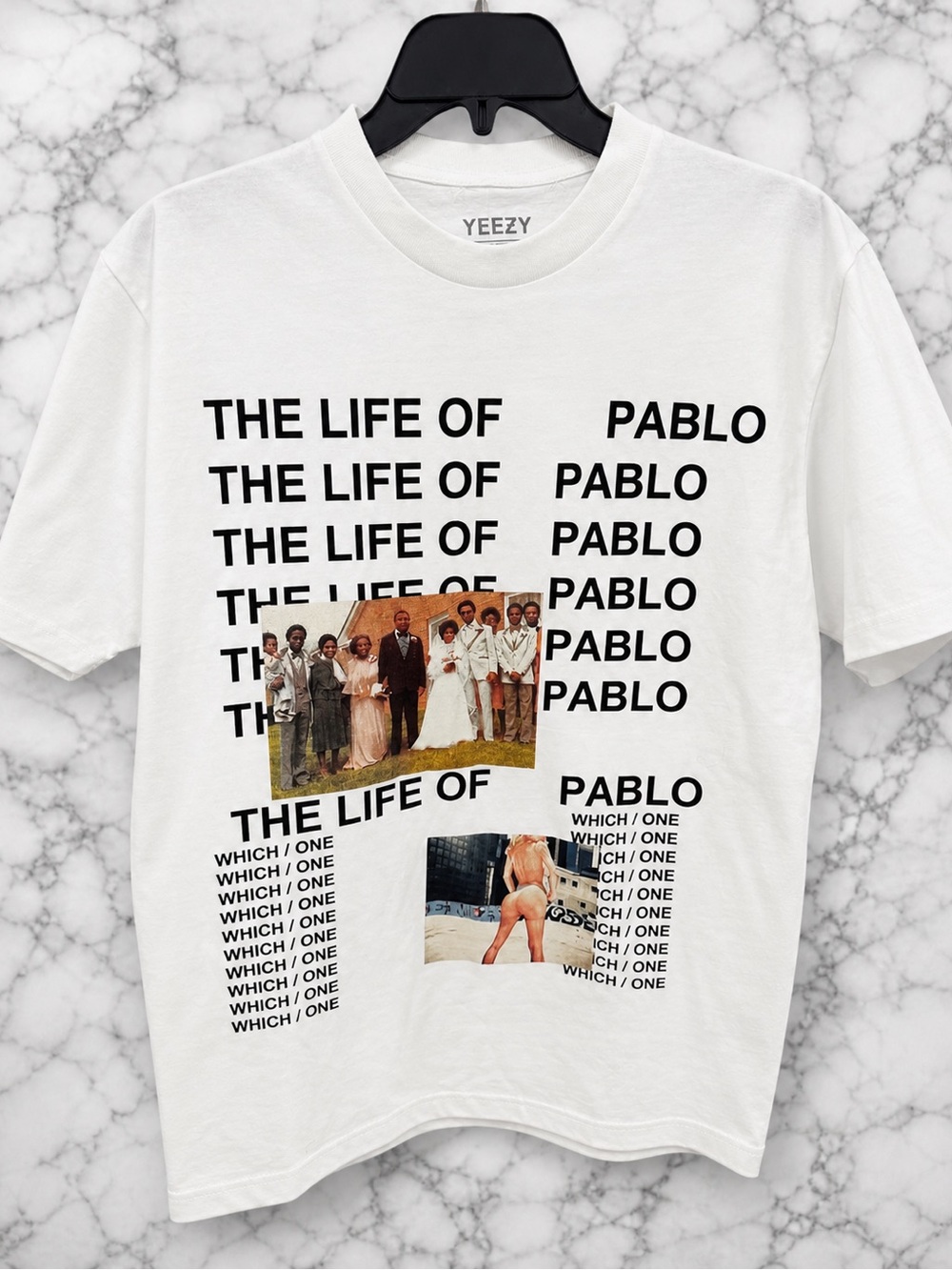 Yeezy- The Life Of Pablo tee
Kanye West,Ye